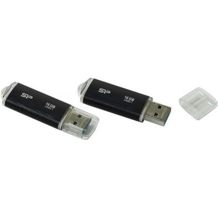 USB Flash накопитель 16Gb Silicon Power Blaze B02 Black (SP016GBUF3B02V1K), фото 