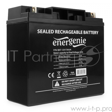 Батарея для ИБП Gembird/Energenie Аккумулятор для Источников Бесперебойного Питания BAT-12V17AH/4, фото , изображение 2