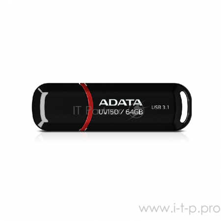 Флэш Диск ADATA Flash Drive 64GB UV150 {USB3.0, BLACK}, фото , изображение 5