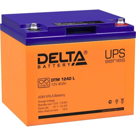 Аккумуляторная батарея Delta DTM 1240 L, фото 