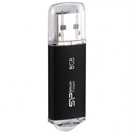USB Flash накопитель    8Gb Silicon Power Ultima II I-series Black (SP008GBUF2M01V1K), фото 