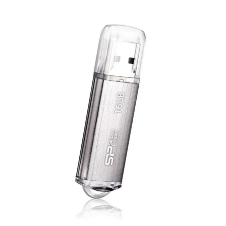 USB Flash накопитель   16Gb Silicon Power Ultima II I-series Silver (SP016GBUF2M01V1S), фото 