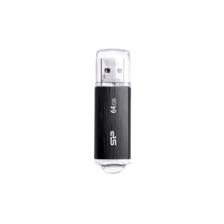 USB Flash накопитель 64Gb Silicon Power Ultima U02 Black (SP064GBUF2U02V1K), фото 
