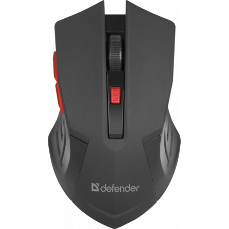 Мышь беспроводная Defender Accura MM-275 (52276) Красный, Чёрный, фото 