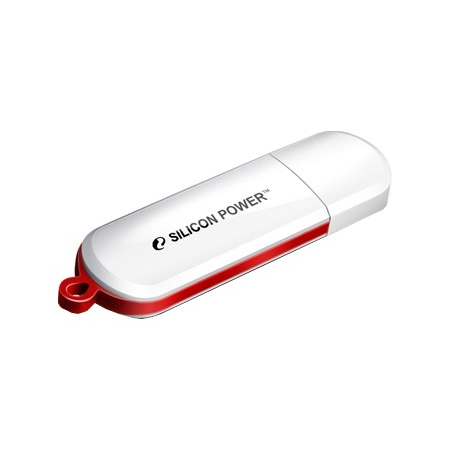 USB Flash накопитель    8Gb Silicon Power LuxMini 320 White (SP008GBUF2320V1W), фото 