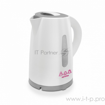 Чайник электрический Мастерица ЕК-1701M белый/серый, фото , изображение 2