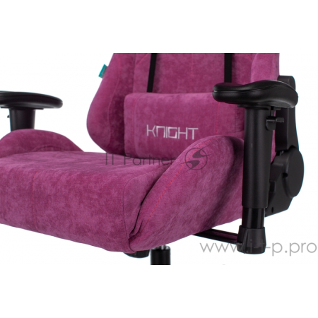 Кресло игровое Бюрократ VIKING KNIGHT LT15 FABRIC малиновый крестовина металл/пластик, фото , изображение 5