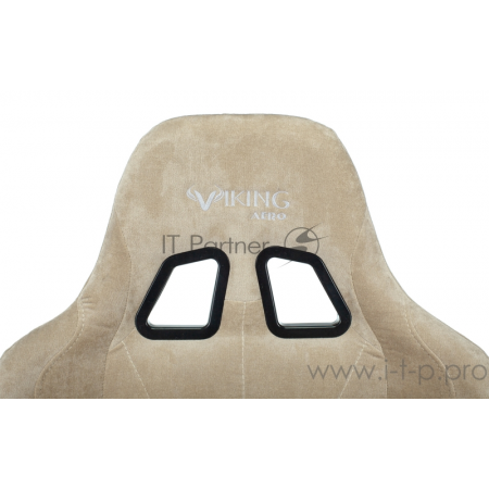 Кресло игровое Бюрократ VIKING KNIGHT LT21 FABRIC песочный крестовина металл/пластик, фото , изображение 8