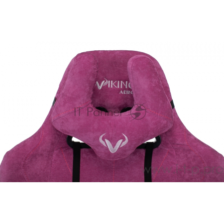Кресло игровое Бюрократ VIKING KNIGHT LT15 FABRIC малиновый крестовина металл/пластик, фото , изображение 3