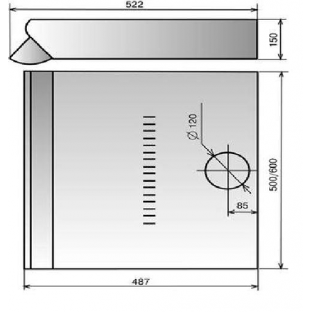 Вытяжка подвесная ELIKOR Davoline 60П-290-П3Л (КВ II М-290-60-163) чёрный , фото , изображение 3