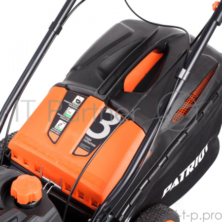 Газонокосилки Газонокосилка бензиновая PATRIOT PT 52LS 512109024 {Рабочий объем 200сс, мощность 6.5л.с., рабочая ширина 51см, корпус сталь, регул. высоты 30-75мм прорезин. колеса 178-254мм, травосбор. 60л}, фото , изображение 2