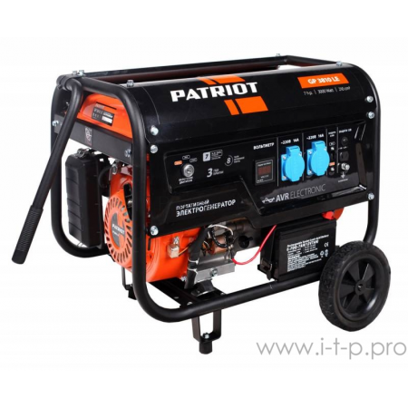 Генератор Patriot GP 3810LE 3кВт, фото , изображение 2