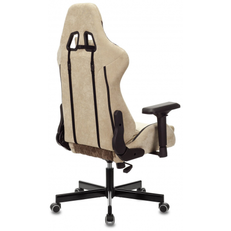 Кресло игровое Бюрократ VIKING 7 KNIGHT BR FABRIC коричневый текстиль/эко.кожа крестовина металл/пластик, фото , изображение 13
