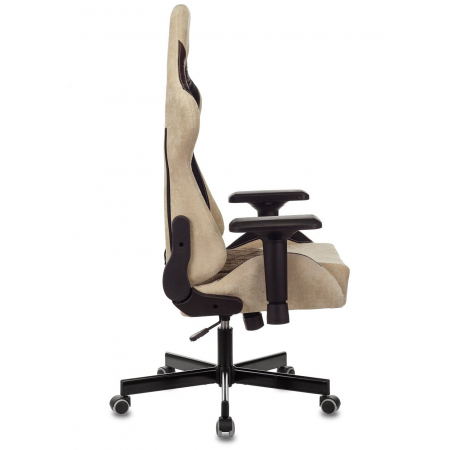 Кресло игровое Бюрократ VIKING 7 KNIGHT BR FABRIC коричневый текстиль/эко.кожа крестовина металл/пластик, фото , изображение 10