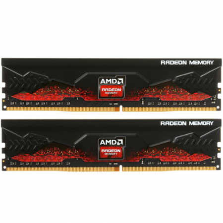 Оперативная память DIMM AMD Radeon R9 Gamer Series DDR4 16Gb R9S416G3206U2K (2x8Gb), фото 