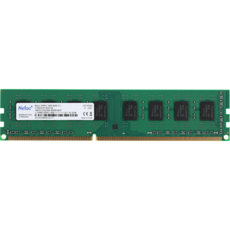 Оперативная память 8Gb DDR-III 1600MHz Netac (NTBSD3P16SP-08), фото 