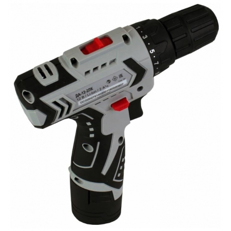 Аккумуляторная дрель-шуруповерт РЕСАНТА ДА-12-2ЛК, фото , изображение 3