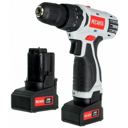 Аккумуляторная дрель-шуруповерт РЕСАНТА ДА-24-2ЛК, фото , изображение 4