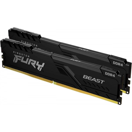 Оперативная память DIMM Kingston FURY Beast Black DDR4 32Gb KF436C18BBK2/32 (2x16Gb), фото 