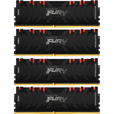 Оперативная память DIMM Kingston FURY Renegade RGB DDR4 32Gb KF436C16RBAK4/32 (4x8Gb), фото 