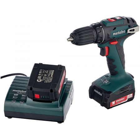 Аккумуляторная дрель-шуруповерт Metabo BS 14.4 13мм 2.0Ah x2 Case, фото , изображение 2