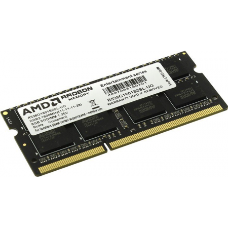 Оперативная память SO-DIMM AMD DDR3 8Gb 1600MHz R538G1601S2SL-UO, фото 