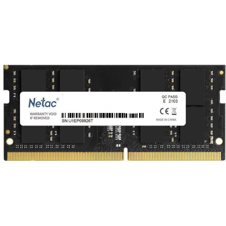Оперативная память SO-DIMM Netac DDR4 8Gb 3200MHz NTBSD4N32SP-08, фото 