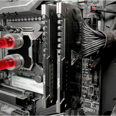 Оперативная память 32Gb DDR4 3200MHz Patriot Viper Steel (PVS432G320C6K) (2x16Gb KIT), фото , изображение 6