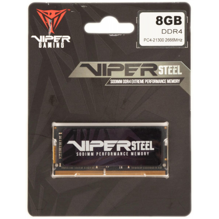 Оперативная память SO-DIMM Patriot Viper Steel DDR4 8Gb 2666MHz PVS48G266C8S, фото 