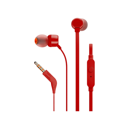Наушники JBL Tune 110, красный, фото 