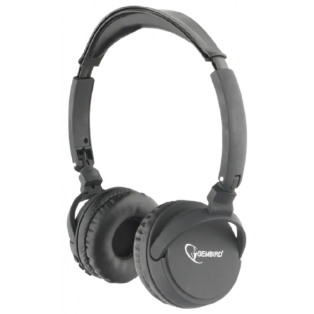 Беспроводные наушники Gembird BHS-100, black, фото 