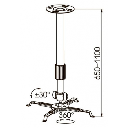 Крепление Kromax PROJECTOR-300, фото , изображение 3