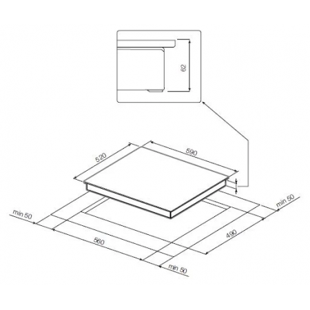 Индукционная варочная панель GRAUDE IK 60.1F, фото , изображение 4