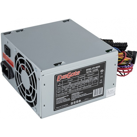 Блок питания 400W ExeGate ATX-AB400 OEM, фото , изображение 3