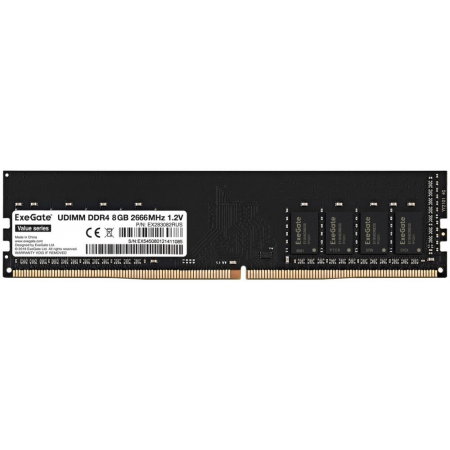 Оперативная память DIMM ExeGate Value DDR4 8Gb EX283082RUS, фото 