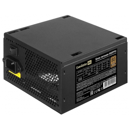 Блок питания ExeGate 600PPH 600W EX280578RUS, фото 