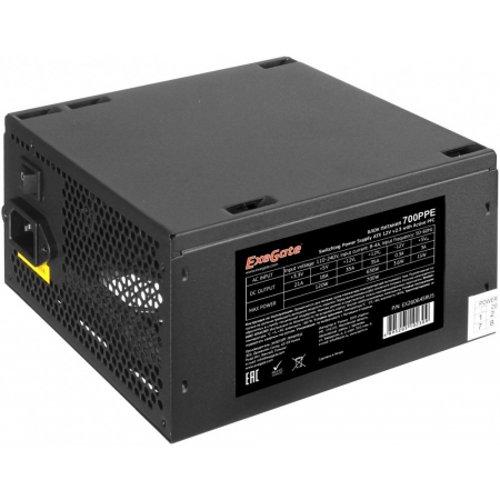 Блок питания 700W ExeGate 700PPE, фото 
