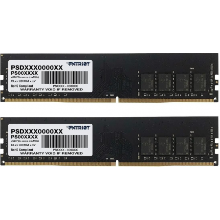 Оперативная память DIMM Patriot Signature Line DDR4 16Gb PSD416G2666K (2x8Gb), фото 