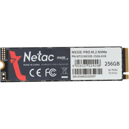 SSD Netac N930E Pro 256Gb NT01N930E-256G-E4X, фото 
