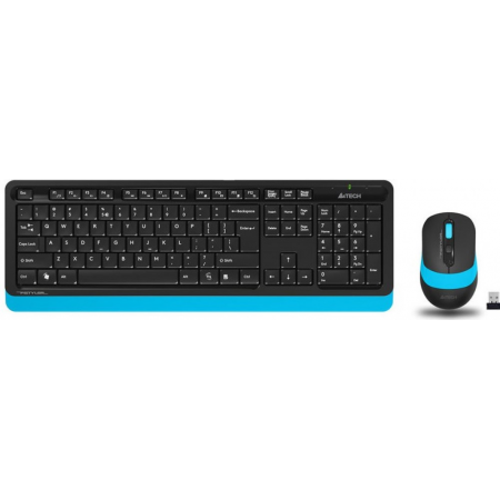 Клавиатура + мышь A4Tech Fstyler FG1010 Black/Blue, фото 