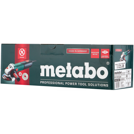 УШМ Metabo W 9-125 Quick коробка, 900 Вт, 125 мм, фото , изображение 6