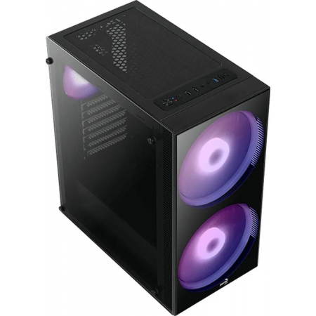 Корпус AeroCool Python чёрный PYTHON-G-BK-V1, фото 