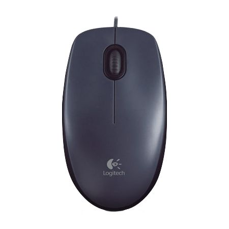 Мышь проводная Logitech Mouse M90, Черный, фото 