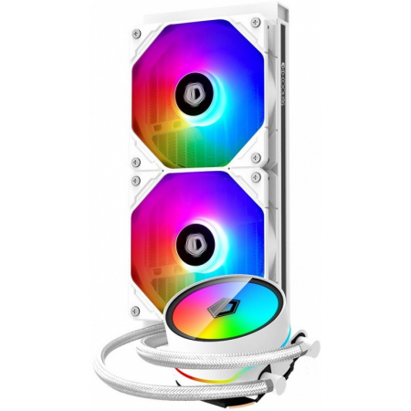 Система жидкостного охлаждения ID-COOLING ZOOMFLOW 240XT SNOW, фото 