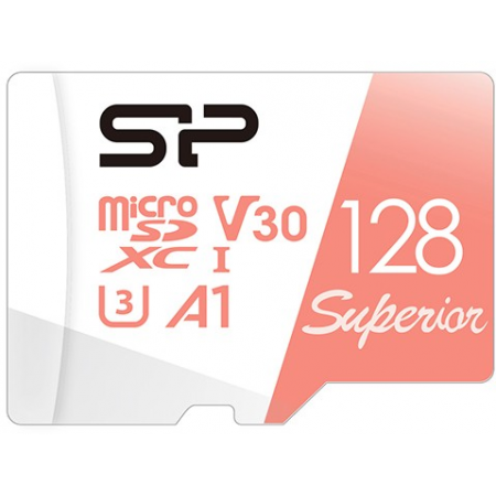 Карта памяти 128Gb MicroSD Silicon Power Superior (SP128GBSTXDV3V20), фото 