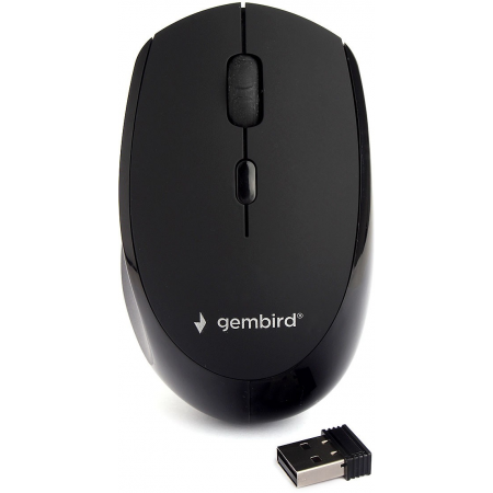 Мышь беспроводная Gembird MUSW-354 Чёрный, фото 
