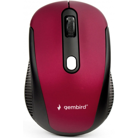 Мышь беспроводная Gembird MUSW-420-1 (MUSW-420-1) Красный, Чёрный, фото 