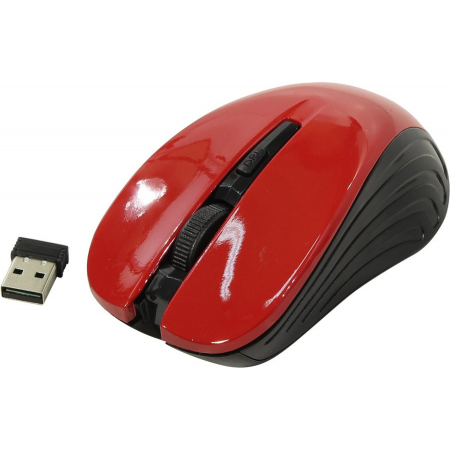 Мышь  Oklick 545MW Black/Red, фото 