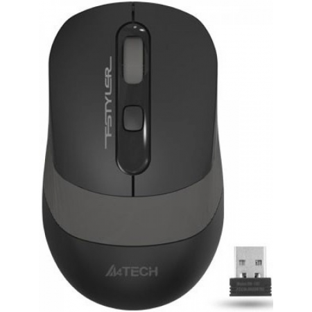 Мышь беспроводная A4Tech Fstyler FG10 , черный/серый , оптическая, 2000dpi , USB, 4 кнопки Серый, фото 