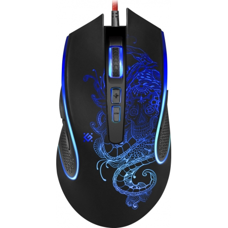 Мышь проводная Defender Venom GM-640L (52640) Чёрный, фото 